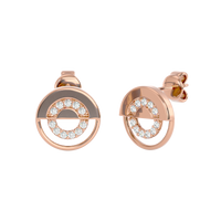 Split Circle Studs