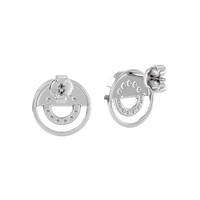 Split Circle Studs