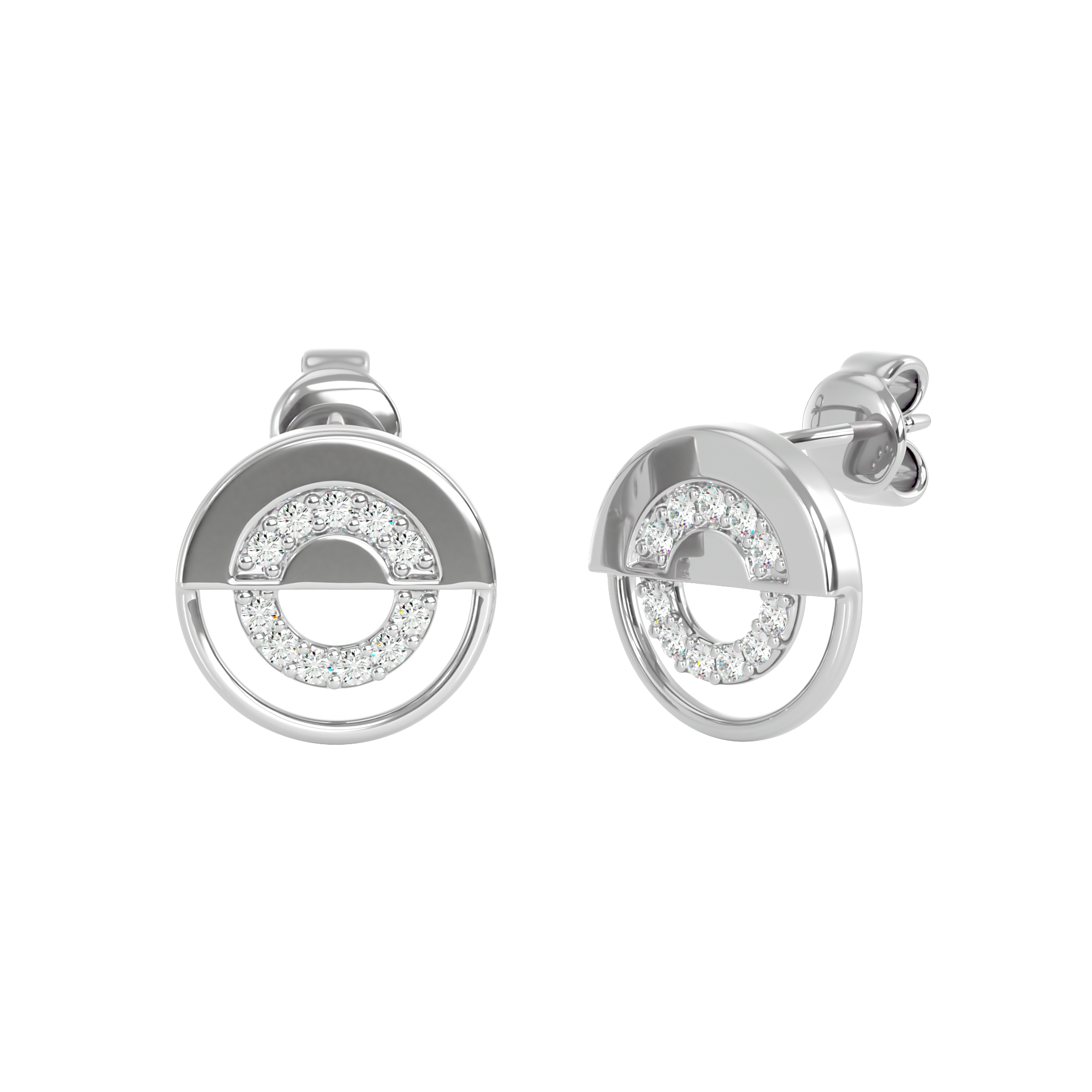 Split Circle Studs