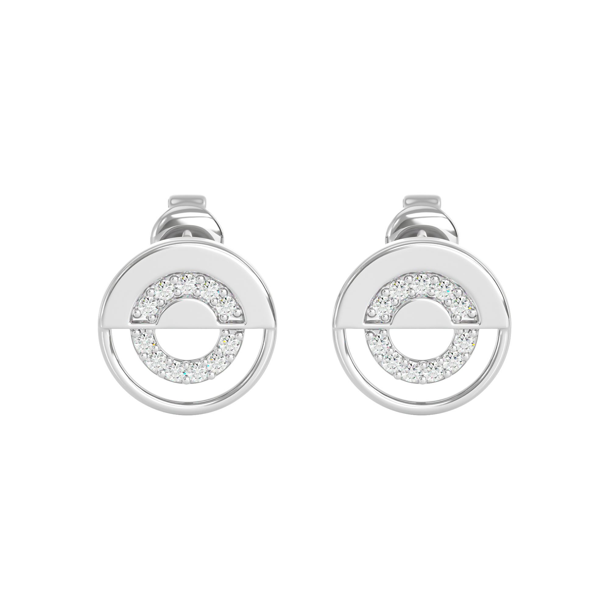 Split Circle Studs