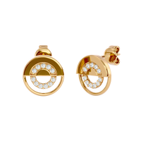 Split Circle Studs