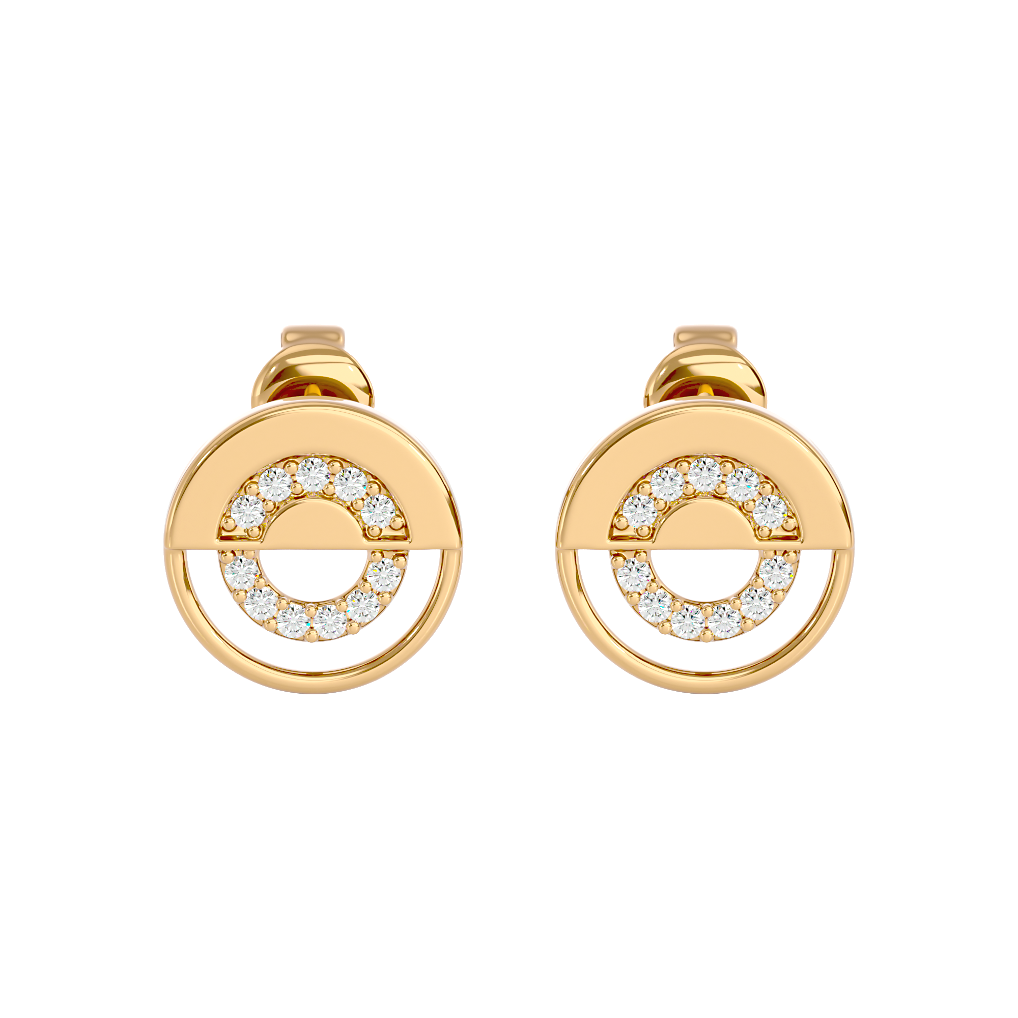 Split Circle Studs