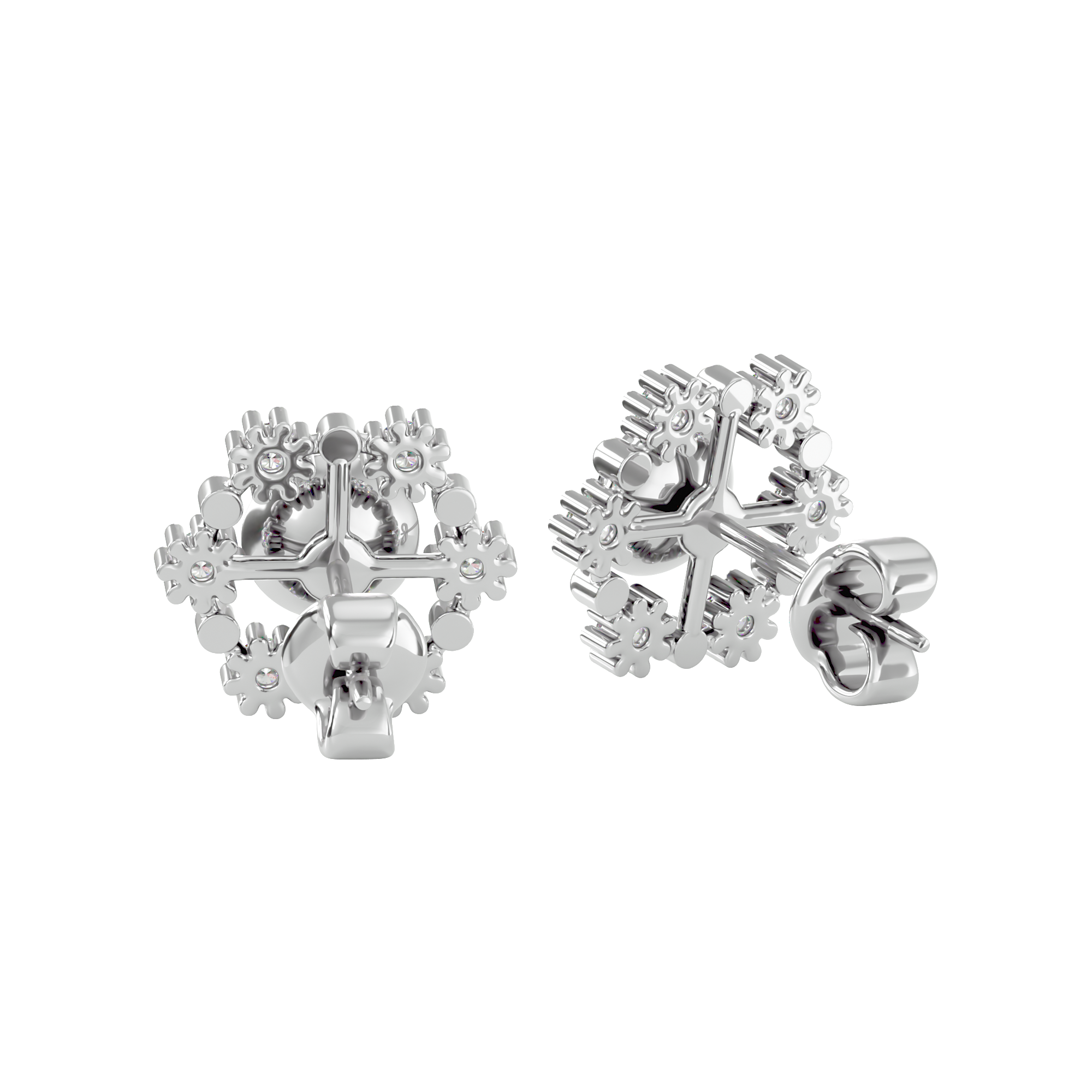 Floral Halo Studs