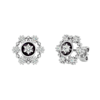Floral Halo Studs