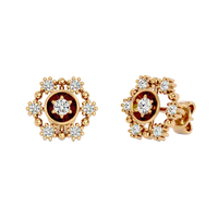 Floral Halo Studs