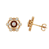 Floral Halo Studs