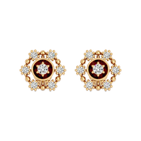 Floral Halo Studs