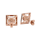 Ornate Square Studs