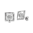 Ornate Square Studs