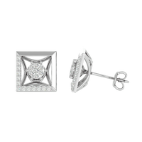 Ornate Square Studs
