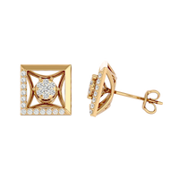 Ornate Square Studs