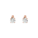 0.5 ct round studs - Martini setting
