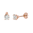 0.5 ct round studs - Martini setting