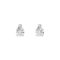 0.5 ct round studs - Martini setting