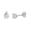 0.5 ct round studs - Martini setting