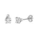 0.5 ct round studs - Martini setting