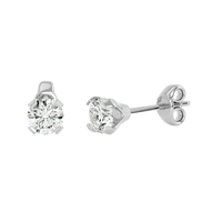 0.5 ct round studs - Martini setting