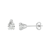 0.5 ct round studs - Martini setting