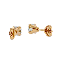 0.5 ct round studs - Martini setting