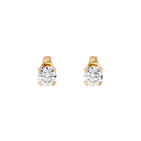 0.5 ct round studs - Martini setting