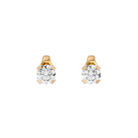 0.5 ct round studs - Martini setting