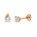 0.5 ct round studs - Martini setting