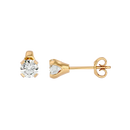 0.5 ct round studs - Martini setting