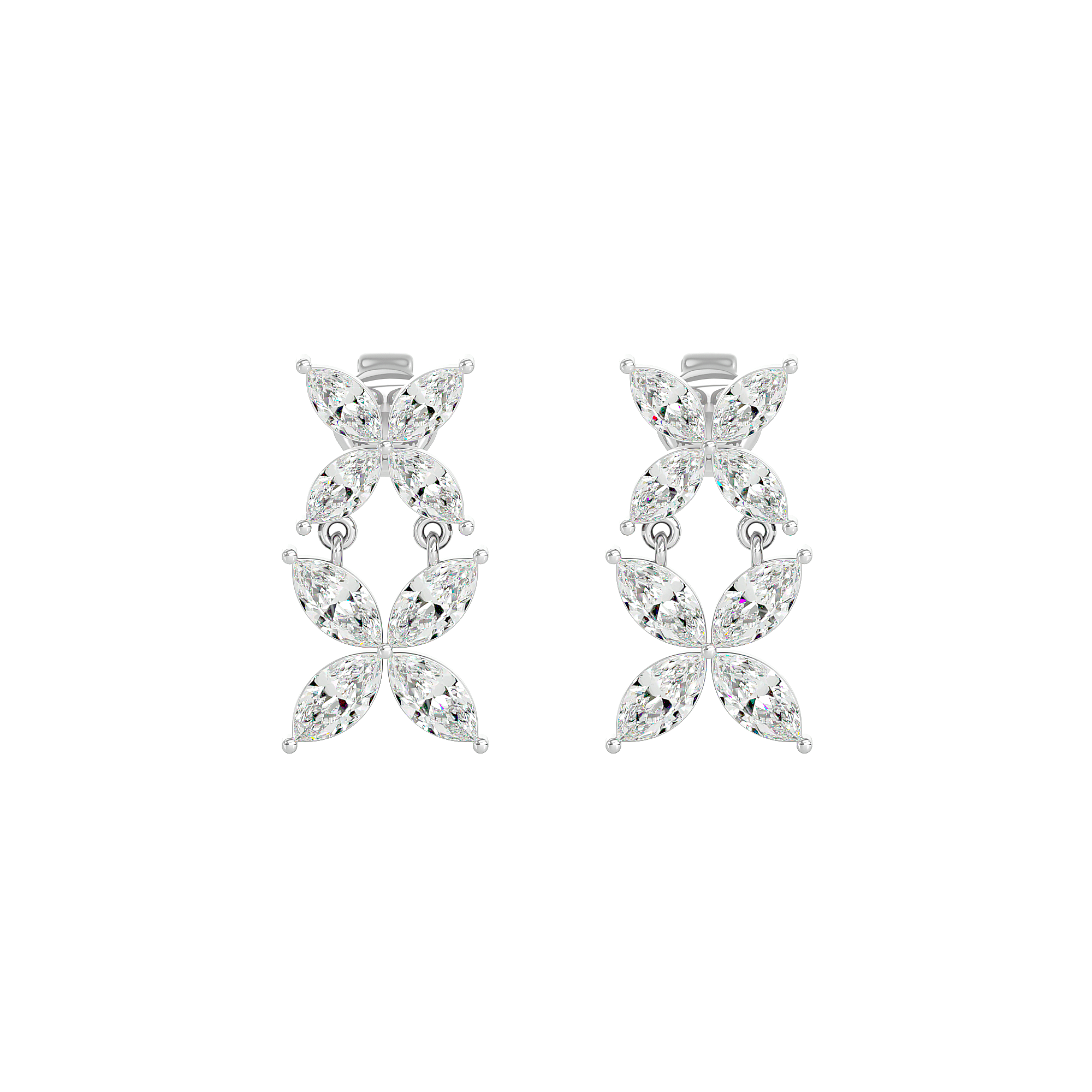 Floral Cascade Earrings