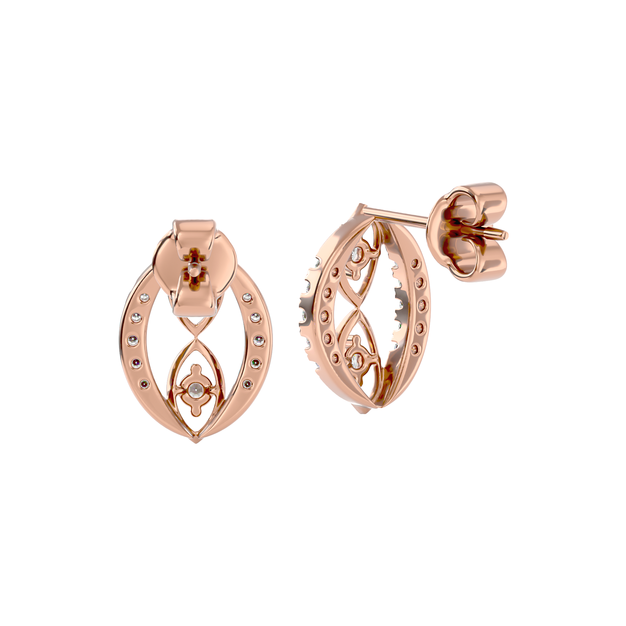 Marquise Infinity Earrings
