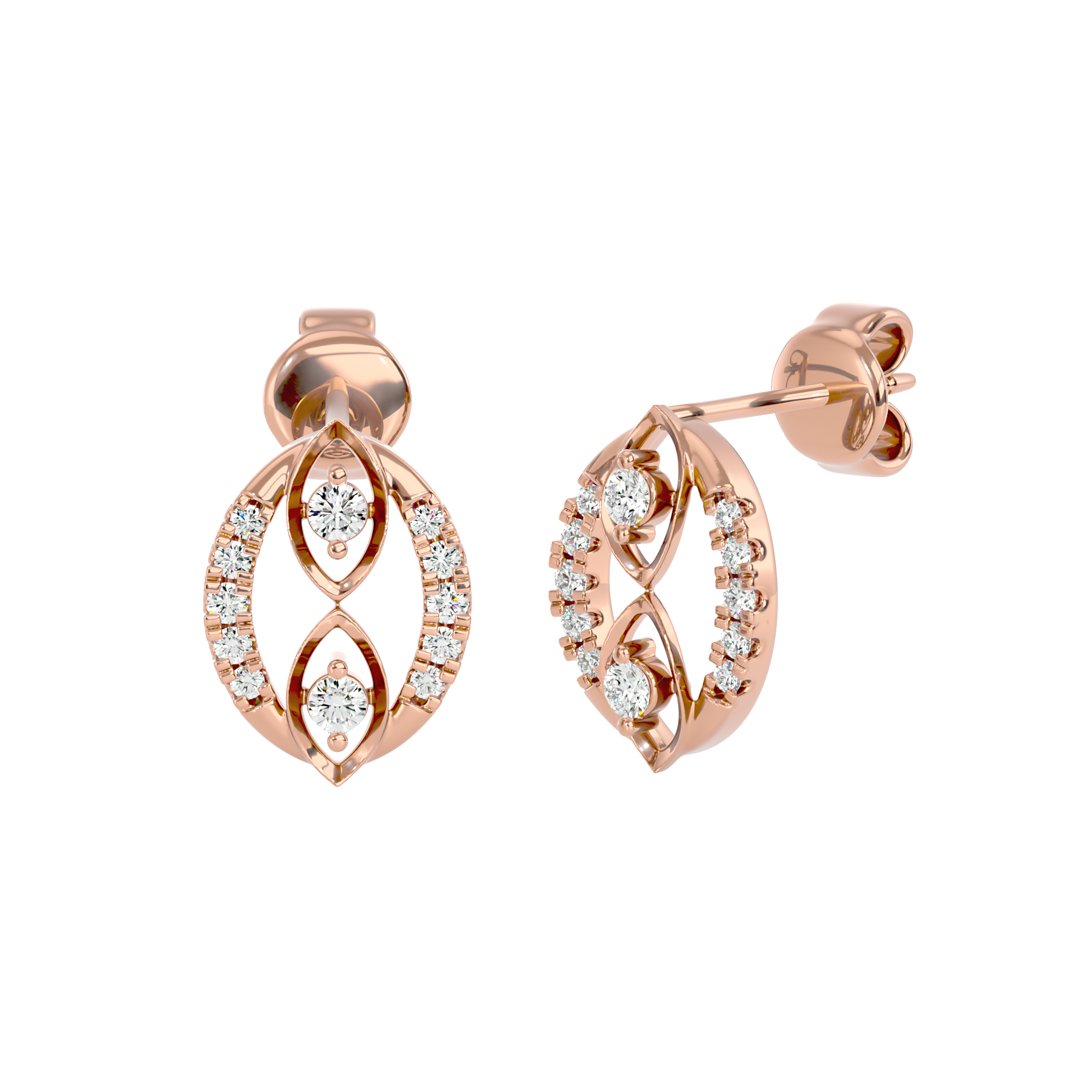 Marquise Infinity Earrings