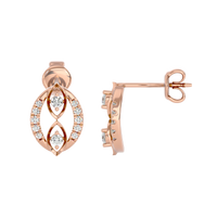 Marquise Infinity Earrings
