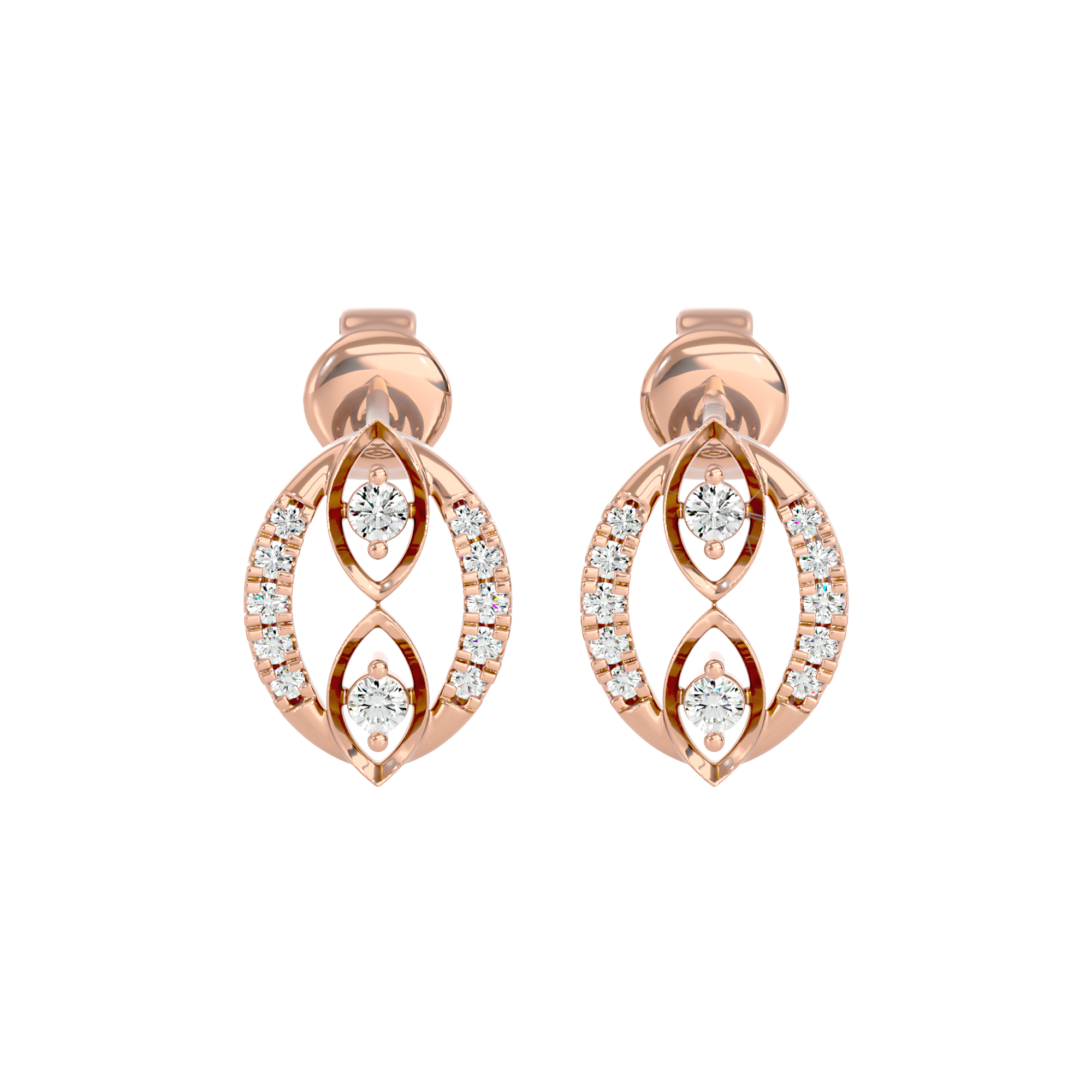 Marquise Infinity Earrings