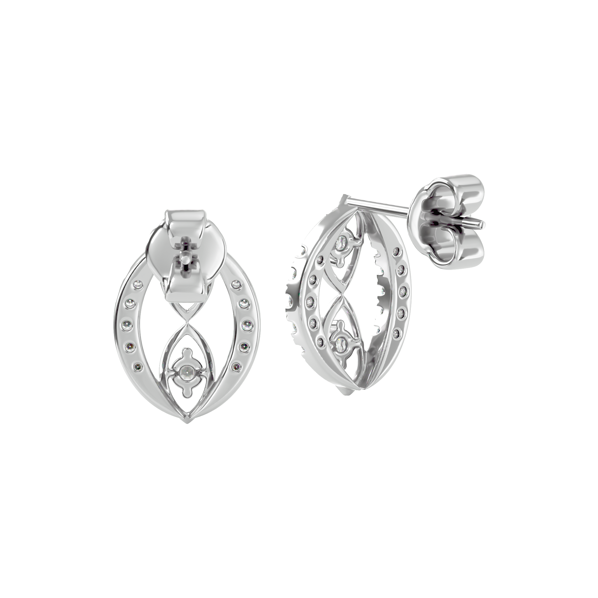 Marquise Infinity Earrings