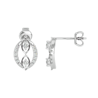 Marquise Infinity Earrings