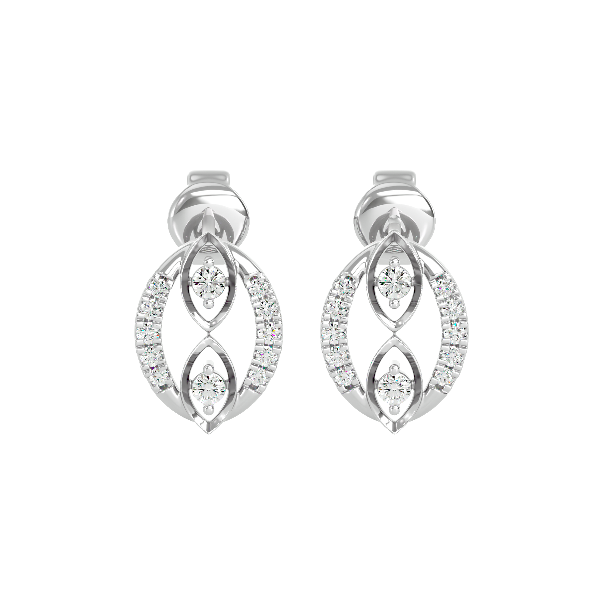 Marquise Infinity Earrings