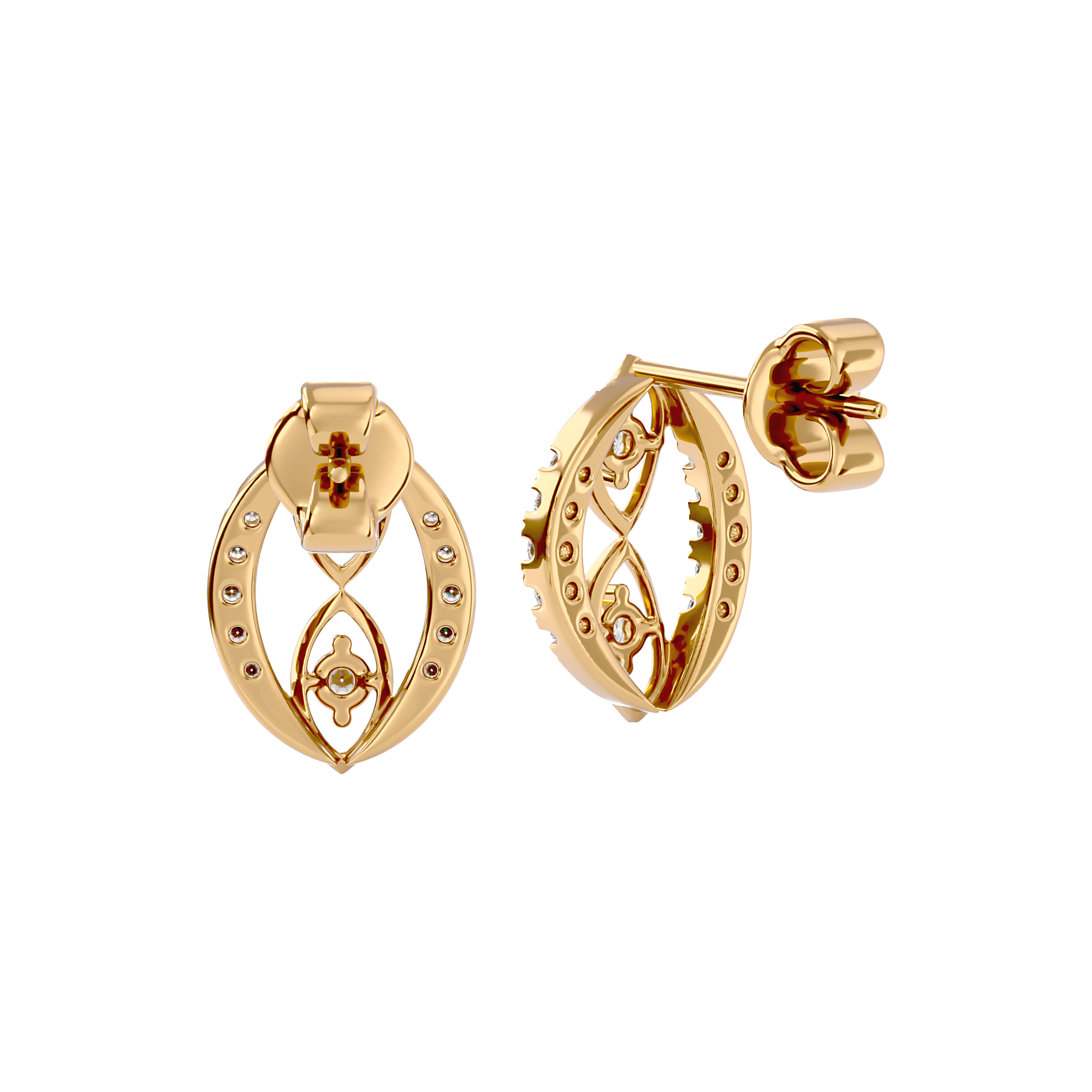 Marquise Infinity Earrings