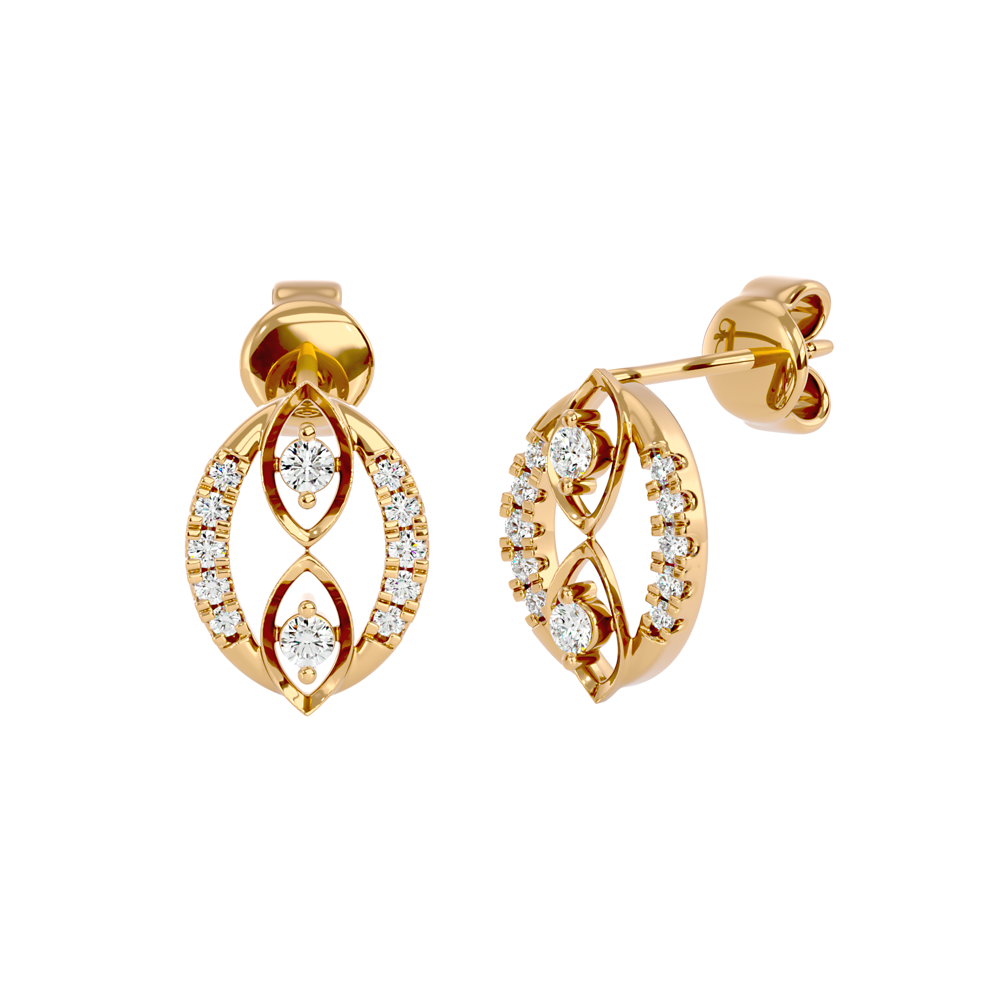 Marquise Infinity Earrings