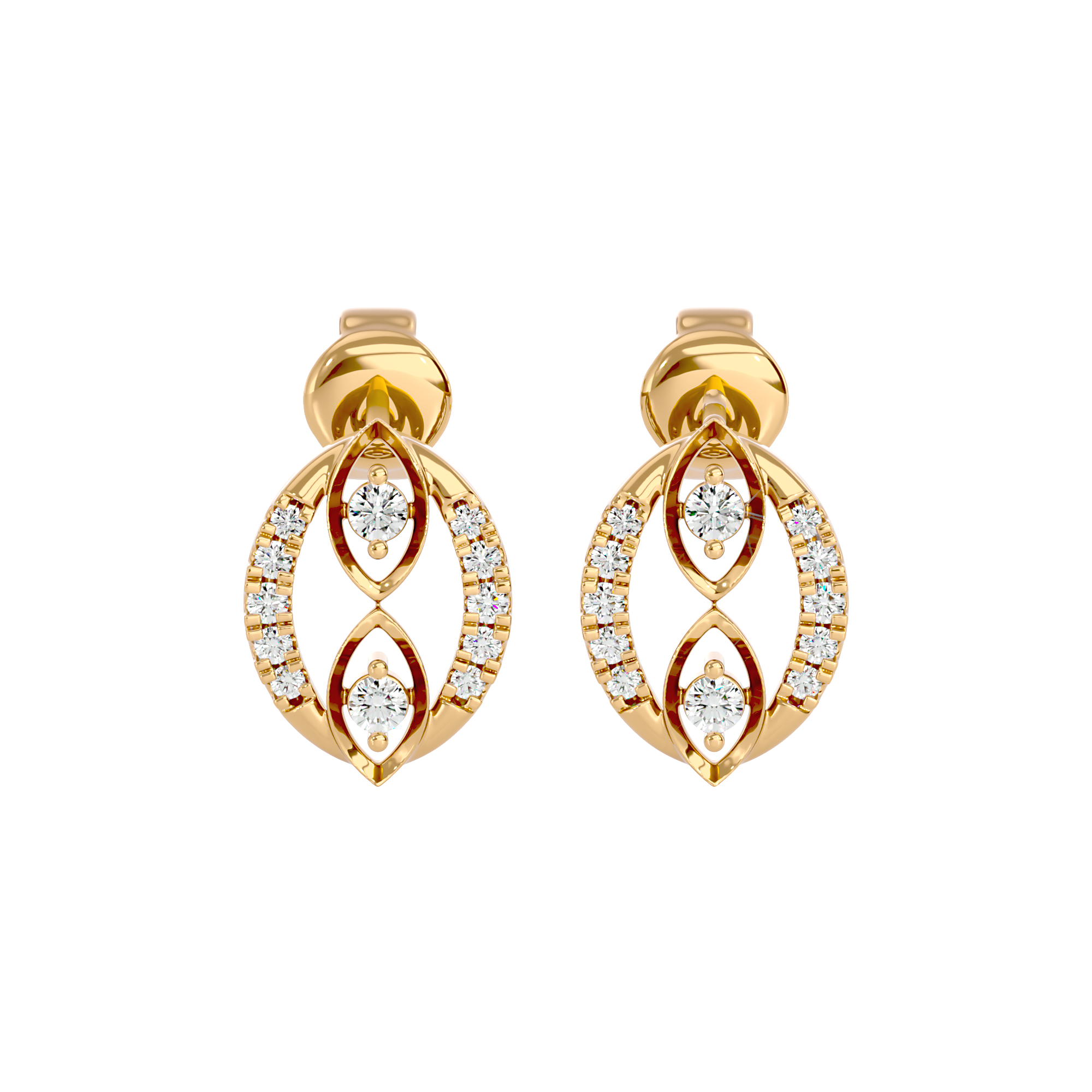 Marquise Infinity Earrings