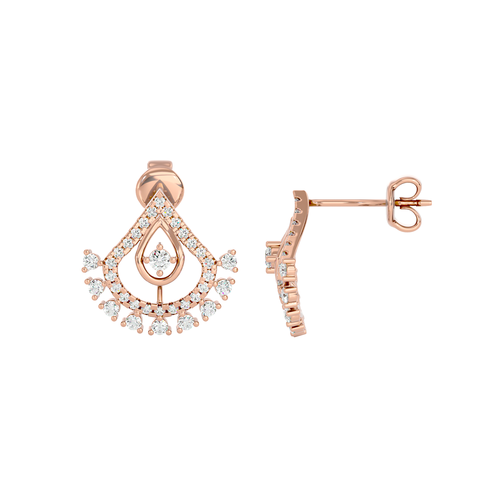 Peacock Grace Earrings