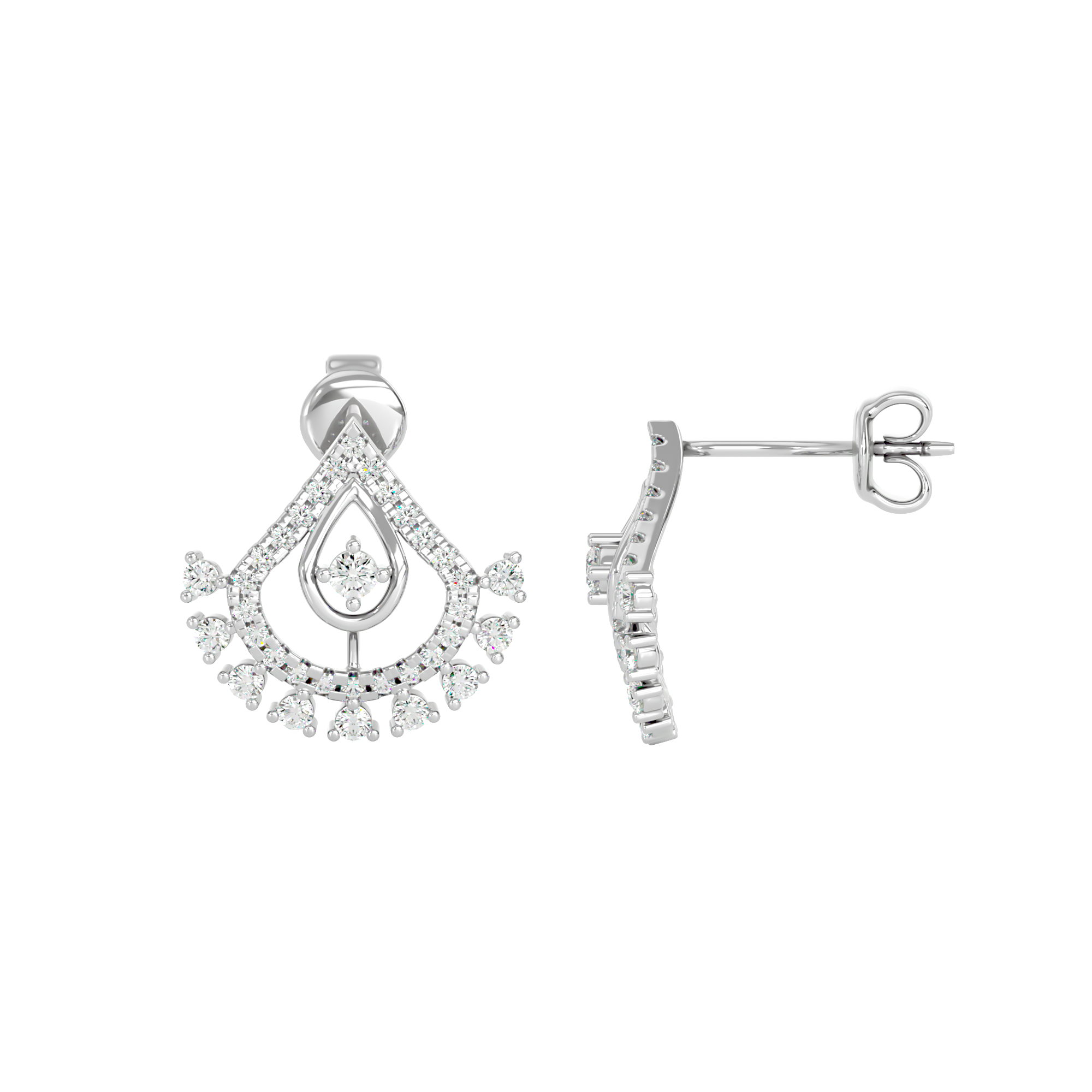 Peacock Grace Earrings