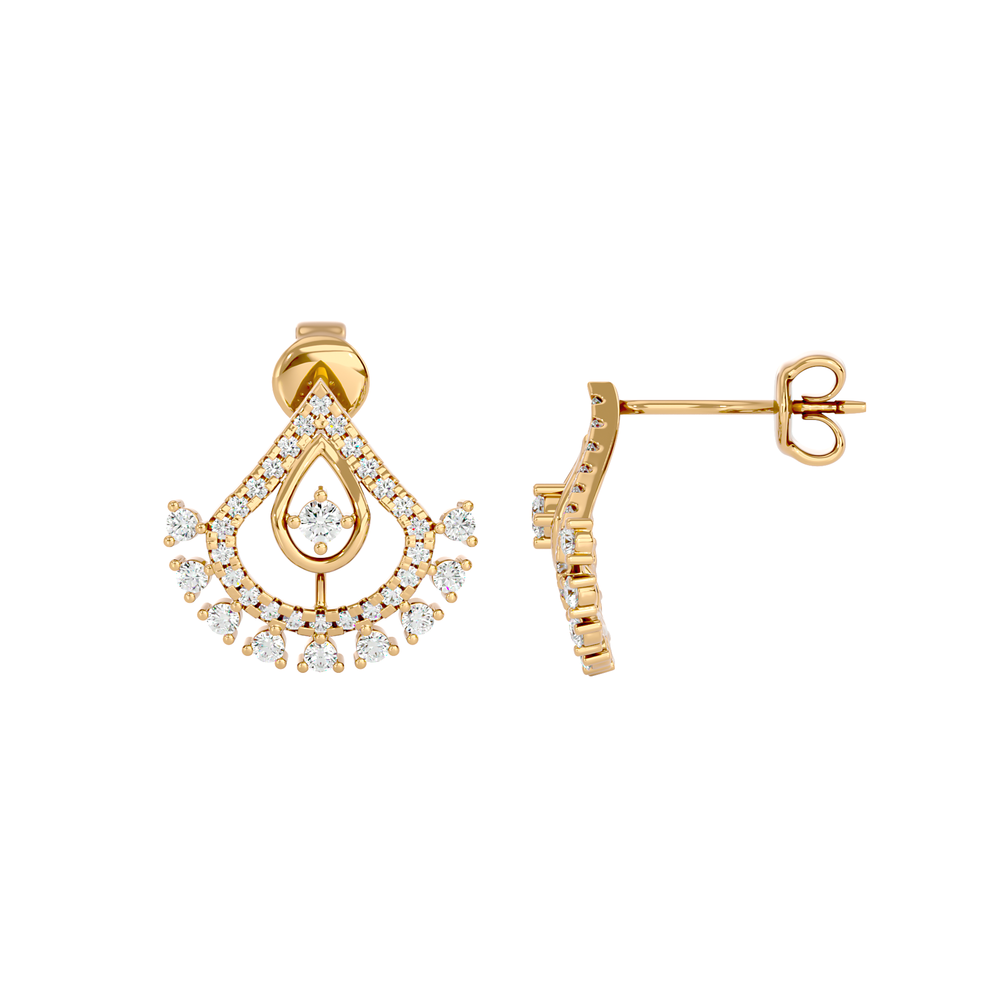 Peacock Grace Earrings