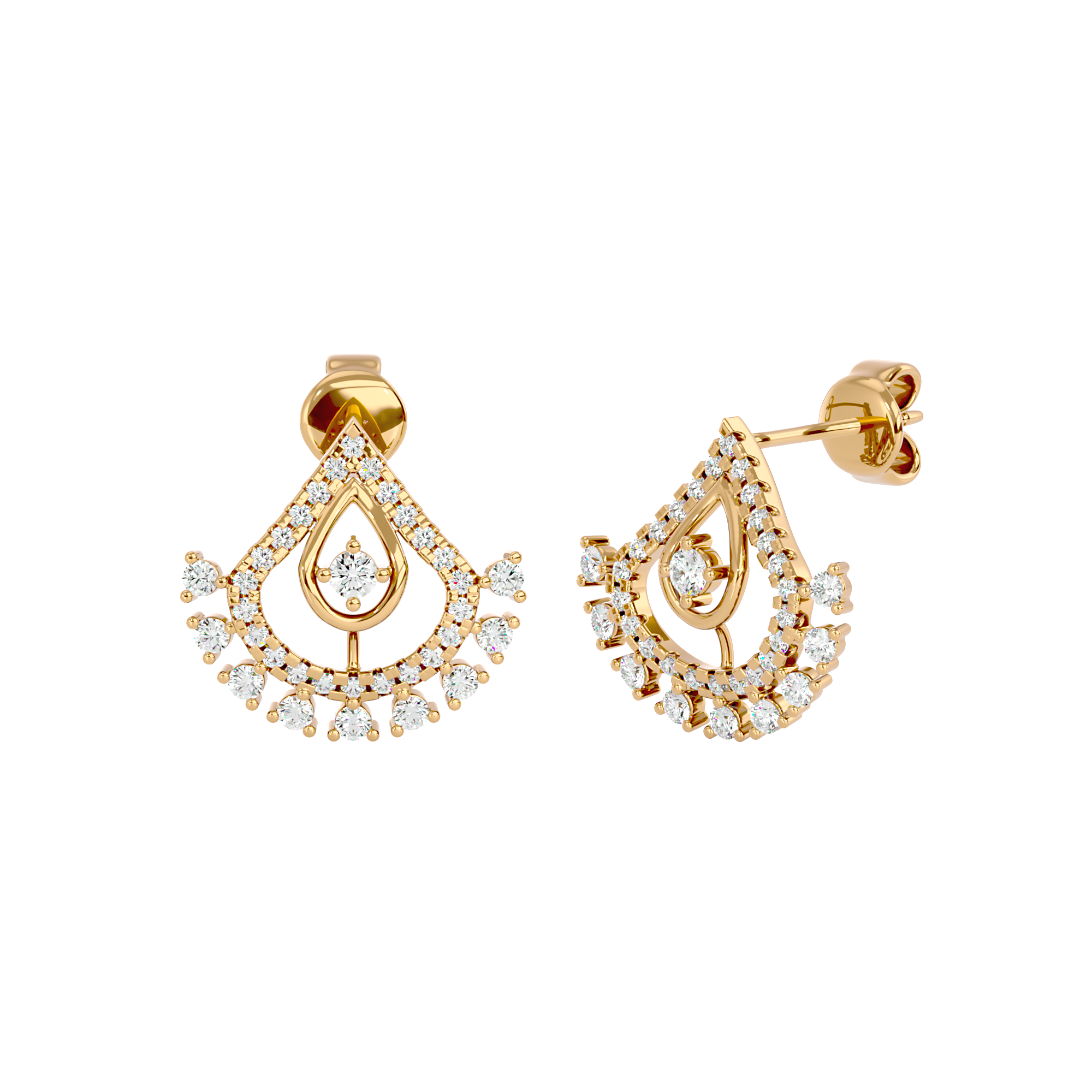 Peacock Grace Earrings