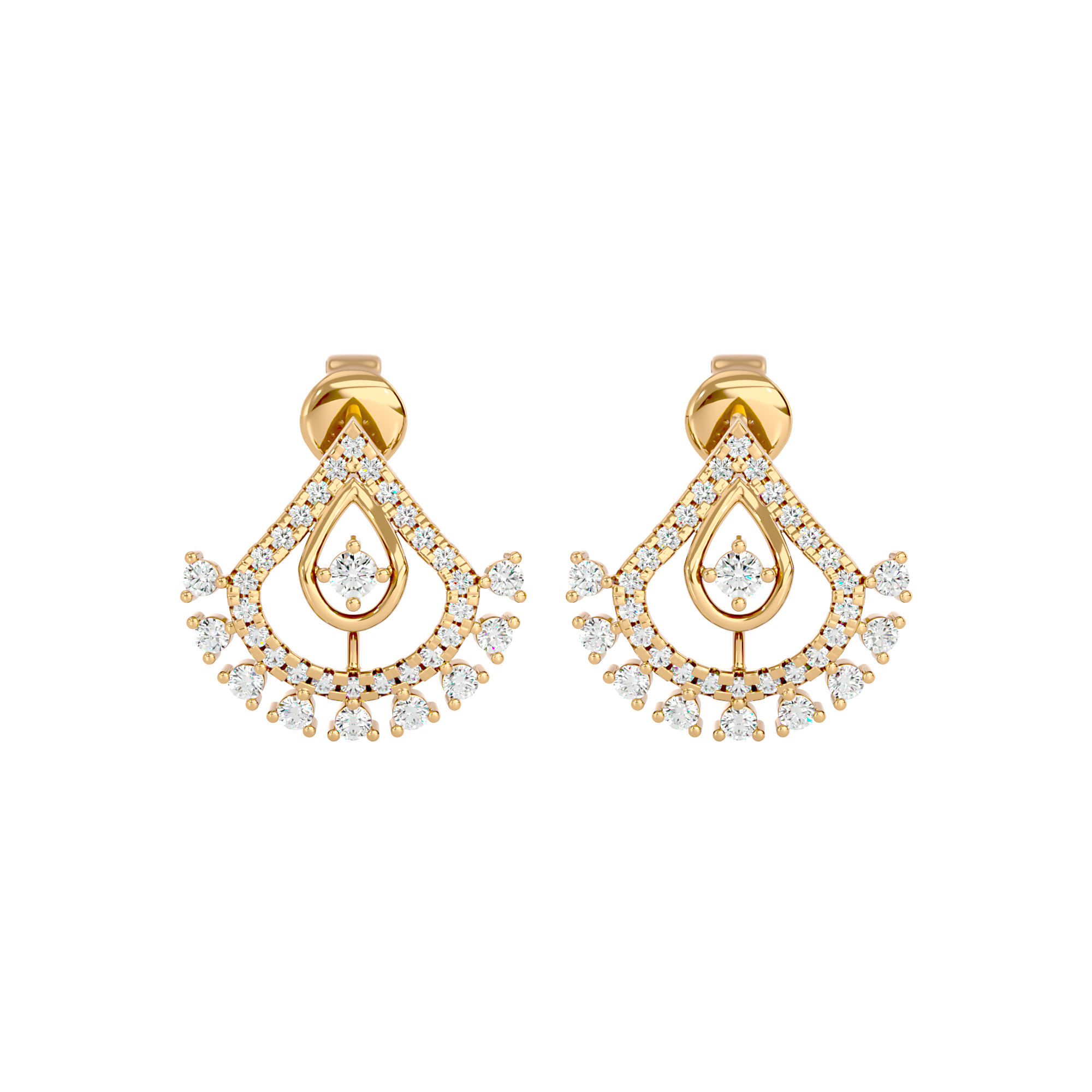 Peacock Grace Earrings