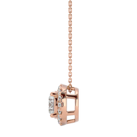 Aurelian Spark Pendant - 1 ct round diamond