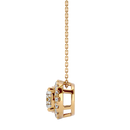 Halo Solitaire Pendant