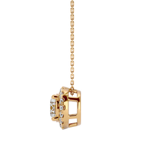 Halo Solitaire Pendant