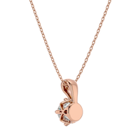 Stellar Gaze Pendant - 1 ct round