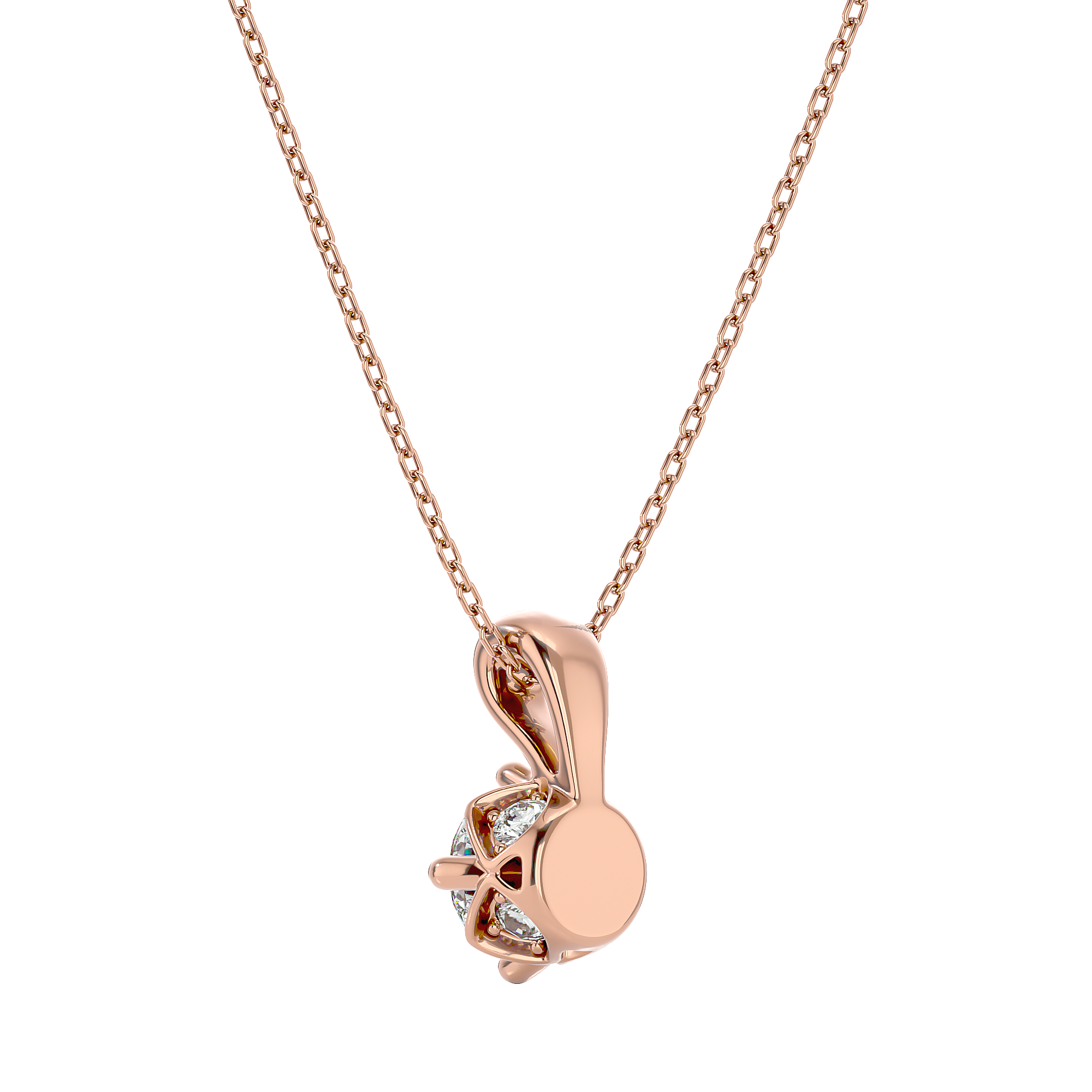 Stellar Gaze Pendant - 1 ct round