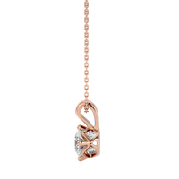 Stellar Gaze Pendant - 1 ct round