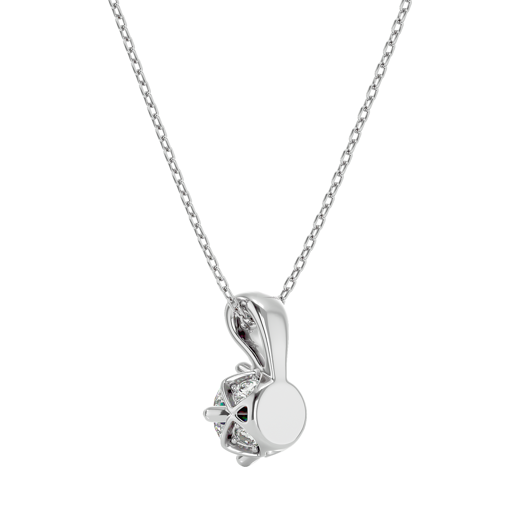 Stellar Gaze Pendant - 1 ct round